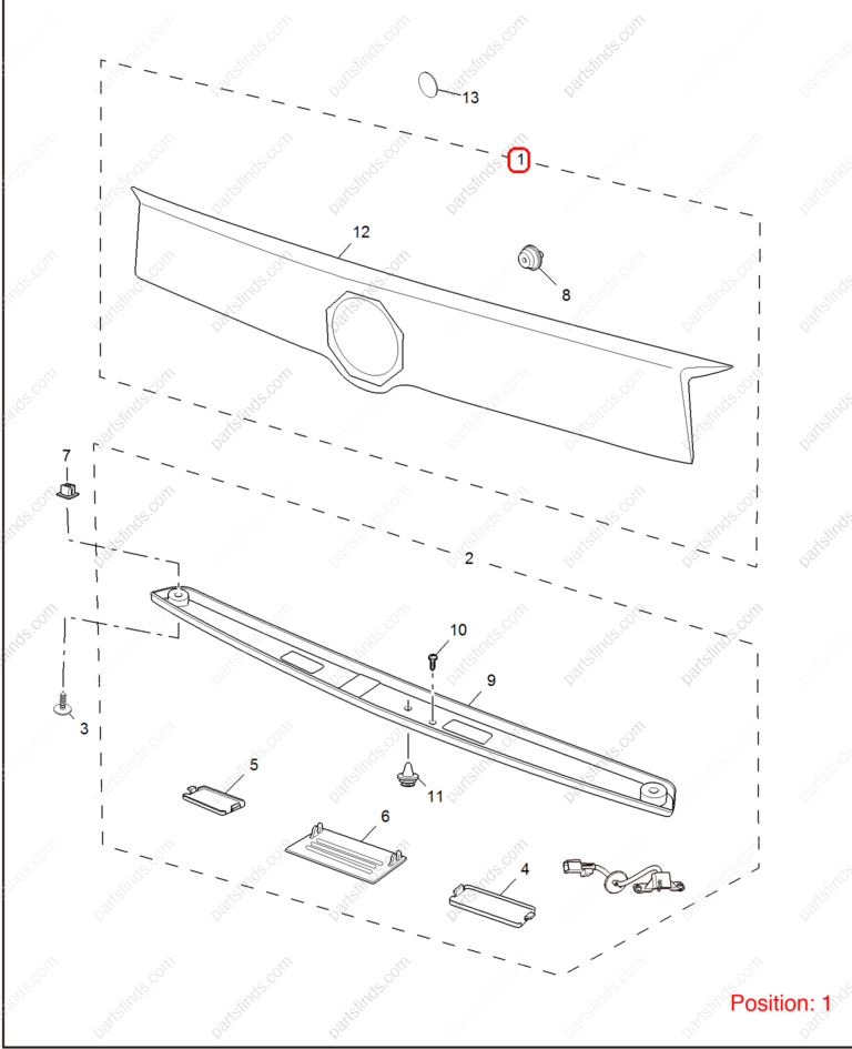 10345896|10345896 | Tailgate exterior trim strip | MG parts | | | MG GS | PartsFinds
