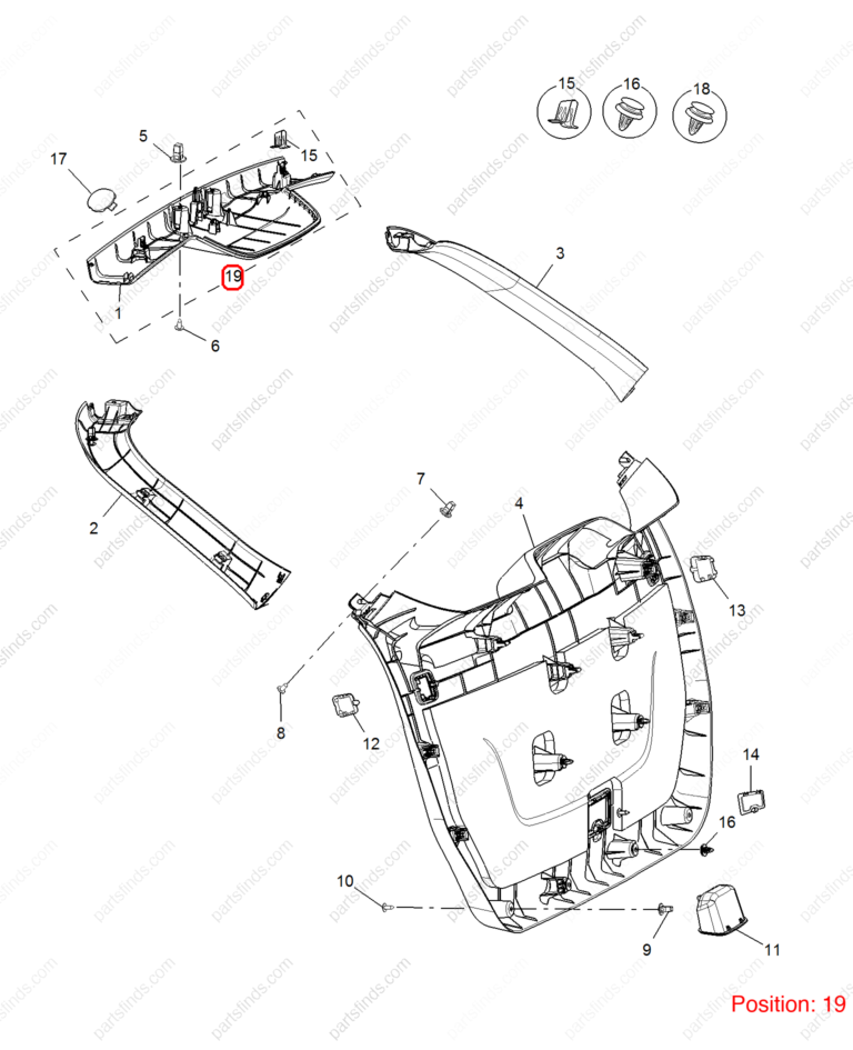 10402044|10402044 | Tailgate trim panel | MG parts | | | MG GS | PartsFinds