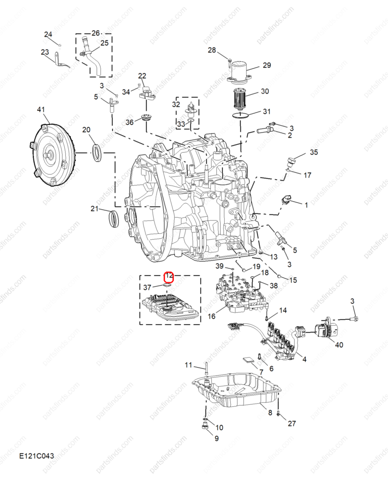 10406912|10406912 | Transmission filter | MG parts | | | MG ZS | MG5 | MG GT | PartsFinds