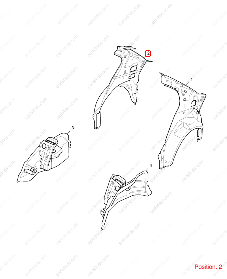 10424670SEPP|10424670SEPP | Fender Liner | MG parts | | | MG350 | PartsFinds