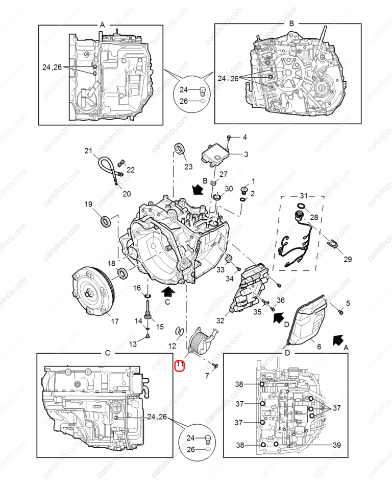 10431631|10431631 | Transmission Oil Cooler | MG parts | | | MG ZS | PartsFinds