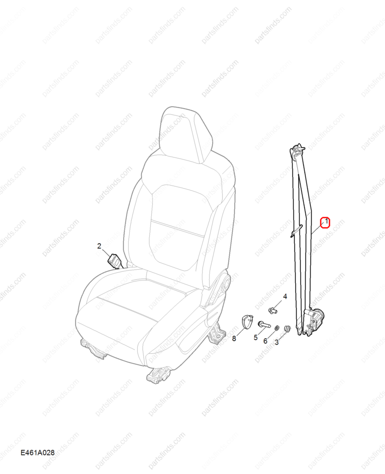 10432661|10432661 | Seat belt | MG parts | | | MG ZS | PartsFinds
