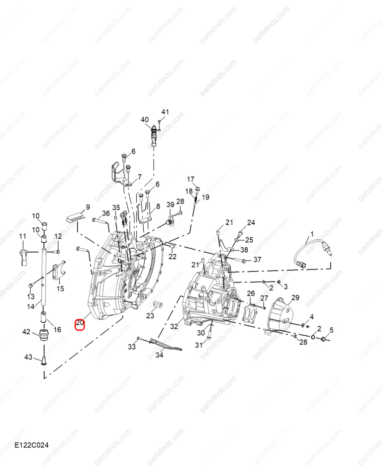 10448413|10448413 | Transmission housing | MG parts | | | MG ZS | PartsFinds