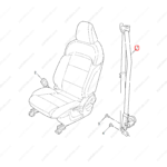 10452322|10452322 | Seat belt | MG parts | | | MG5 | MG GT | PartsFinds