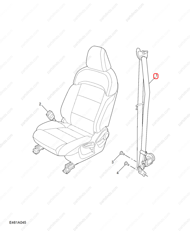 10452322|10452322 | Seat belt | MG parts | | | MG5 | MG GT | PartsFinds
