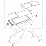 10453927NBC|10453927NBC | Sunroof sunshade | MG parts | | | MG HS | PartsFinds