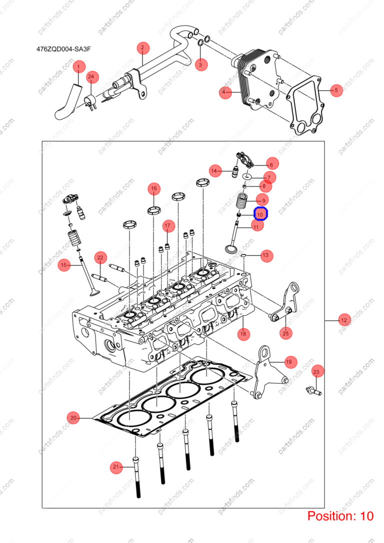 10499261-00|1049926100 | Valve oil seal | BYD parts | 476ZQA-1003120 | 476ZQA1003120 | Song PLUS DM-i | DENZA D9 DM-i | DENZA D9 PHEV | PartsFinds