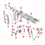 10499290-00|1049929000 | Valve spring seat | BYD parts | 476ZQA-1003104 | 476ZQA1003104 | Song PLUS DM-i | DENZA D9 DM-i | DENZA D9 PHEV | PartsFinds