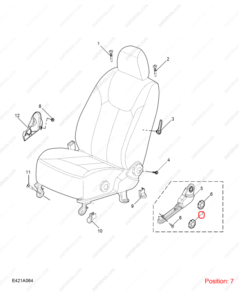 10500836ESC|10500836ESC | Seat adjustment handle | MG parts | | | PartsFinds
