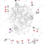 10506789-00|1050678900 | Crankshaft position sensor | BYD parts | 476ZQA-3611200 | 476ZQA3611200 | Song PLUS DM-i | DENZA D9 DM-i | DENZA D9 PHEV | PartsFinds