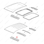 10533462SEPP|10533462SEPP | Roof beam | MG parts | | | MG HS | PartsFinds