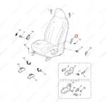 10578604CLB|10578604CLB | Seat adjustment handle | MG parts | | | MG5 | PartsFinds