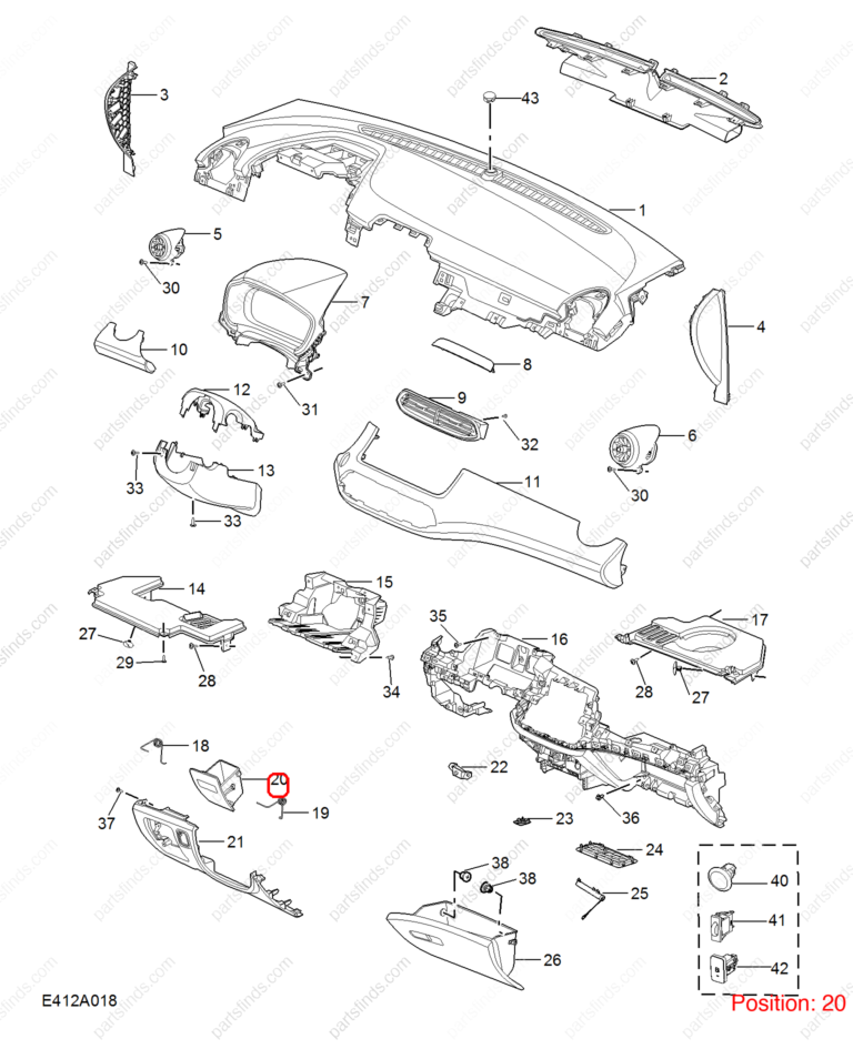 10580346OSA|10580346OSA | STORAGE COMPARTMENT | MG parts | | | MG HS | PartsFinds