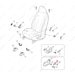 10582581CLB|10582581CLB | Seat adjustment handle | MG parts | | | MG5 | PartsFinds