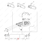 10599610|10599610 | Left Wing Mirror Puddle Light | MG parts | | | MG HS | PartsFinds