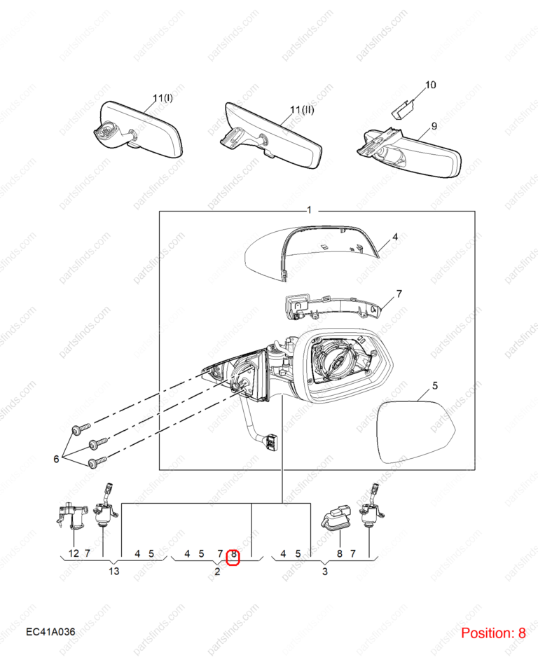 10599610|10599610 | Left Wing Mirror Puddle Light | MG parts | | | MG HS | PartsFinds