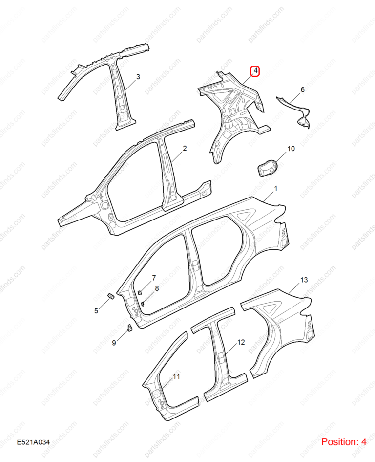 10617207SEPP|10617207SEPP | Fender Liner | MG parts | | | MG ZS | PartsFinds