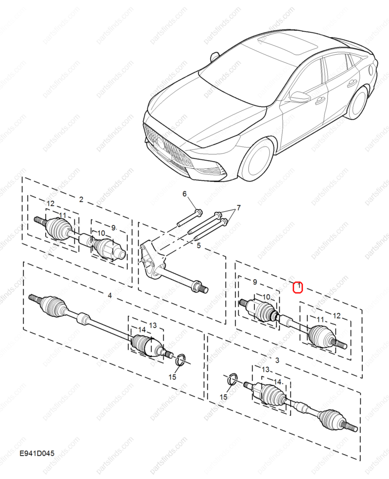 10619629|10619629 | Axle Shaft | MG parts | | | MG5 | MG GT | PartsFinds