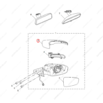 10623452SPRP|10623452SPRP | Rearview mirror cover | MG parts | | | MG5 | PartsFinds