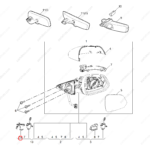 10627504|10627504 | Left Wing Mirror Puddle Light | MG parts | | | MG HS | PartsFinds