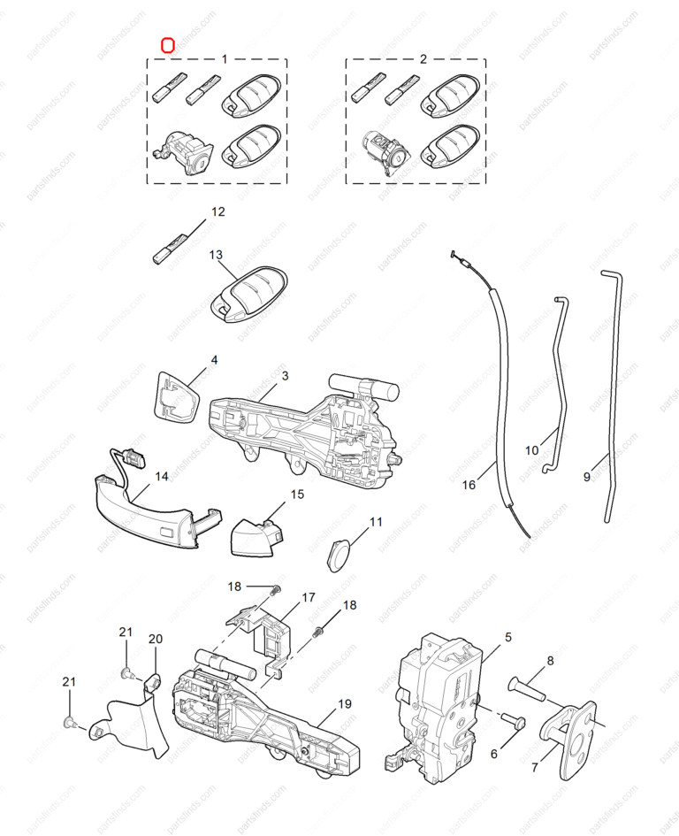 10639610RMK|10639610RMK | Full car lock | MG parts | | | MG HS | PartsFinds