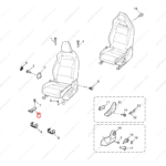 10649031PHD|10649031PHD | Seat adjustment handle | MG parts | | | MG HS | MG GT | PartsFinds