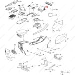 10681956OSA|10681956OSA | STORAGE COMPARTMENT | MG parts | | | MG HS | PartsFinds