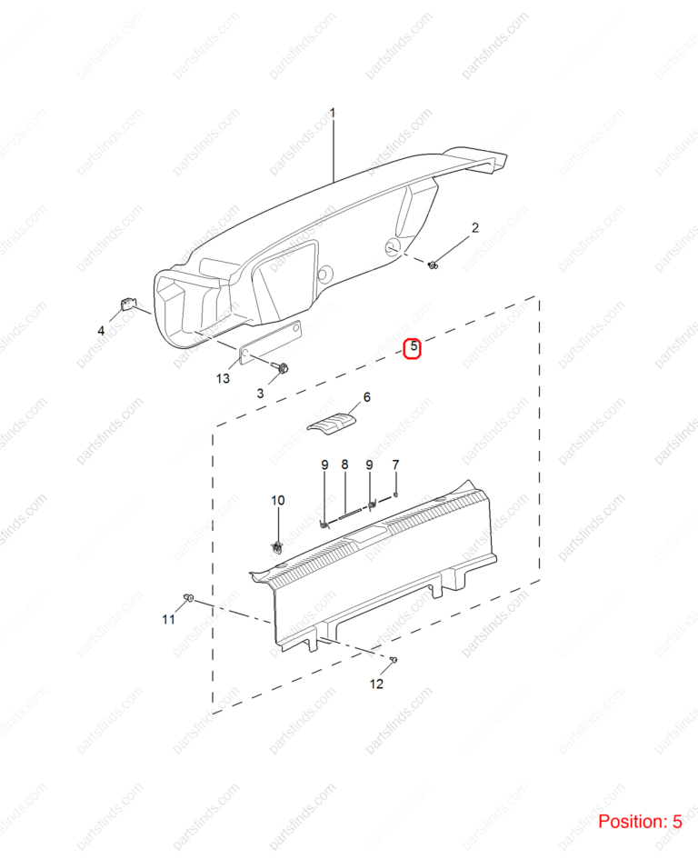 10692616|10692616 | Rear spoiler trim | MG parts | | | MG6 | PartsFinds