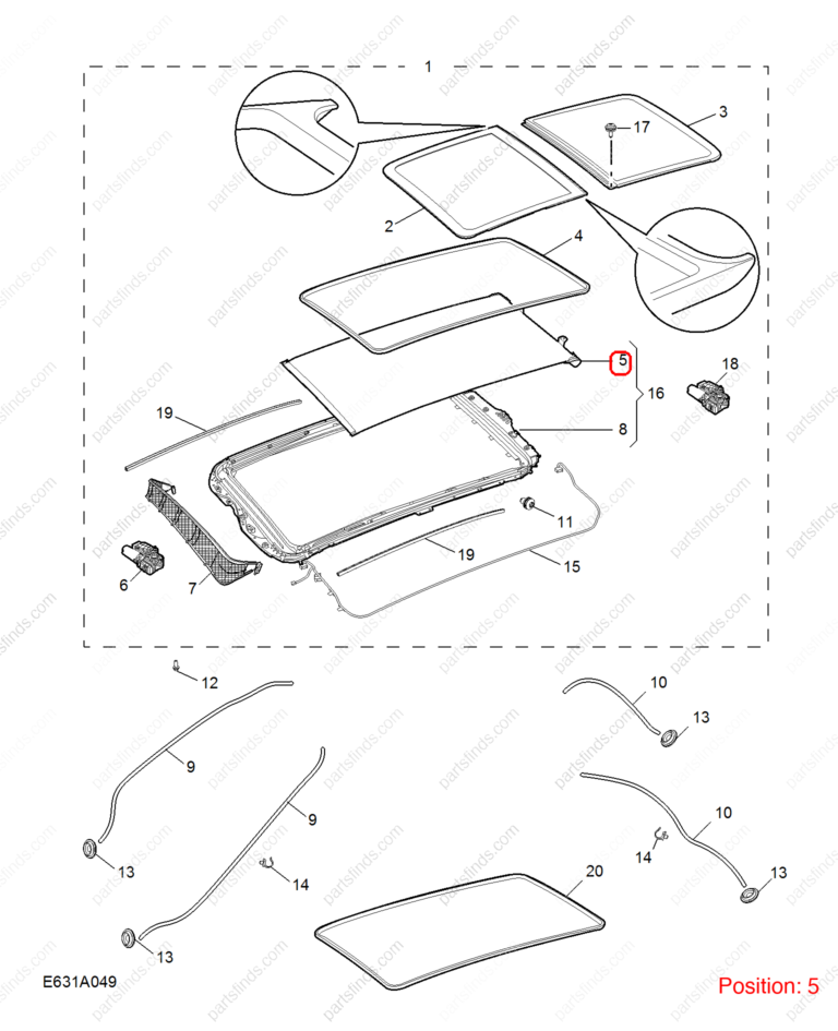 10722004ASA|10722004ASA | Sunroof sunshade | MG parts | | | MG ZS | PartsFinds