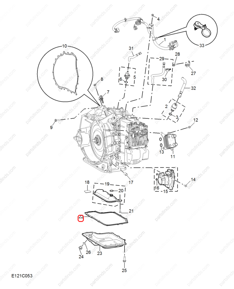 10726357|10726357 | Transmission oil pan gasket | MG parts | | | MG HS | MG5 | MG GT | PartsFinds
