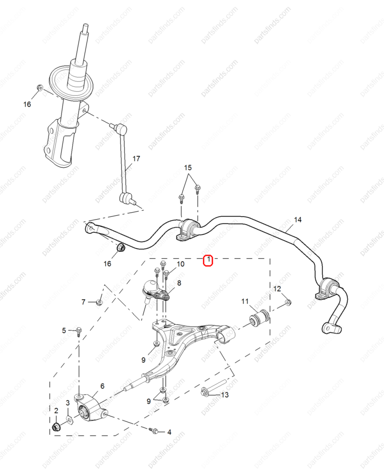 10727310|10727310 | Control arm | MG parts | | | MG HS | PartsFinds