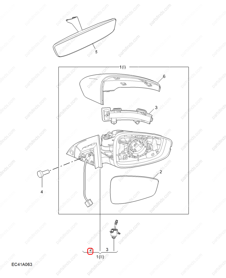 10728540|10728540 | Reverse mirror glass | MG parts | | | MG5 | PartsFinds