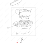 10728541|10728541 | Reverse mirror glass | MG parts | | | MG5 | PartsFinds