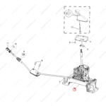 10730001|10730001 | Shift lever assembly | MG parts | | | MG GS | PartsFinds