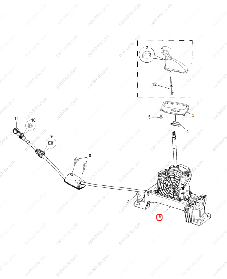 10730001|10730001 | Shift lever assembly | MG parts | | | MG GS | PartsFinds