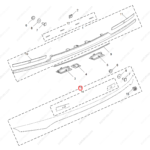 10735602|10735602 | Tailgate trim panel | MG parts | | | MG6 | PartsFinds
