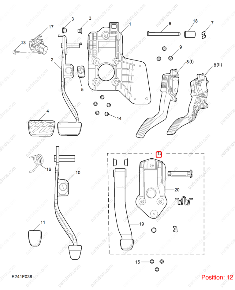 10739886|10739886 | Clutch pedal | MG parts | | | MG HS | PartsFinds