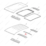 10773348SEPP|10773348SEPP | Roof beam | MG parts | | | MG HS | PartsFinds