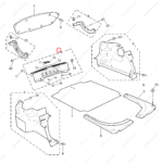 10780017NBC|10780017NBC | Rear spoiler trim | MG parts | | | MG GT | PartsFinds