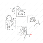 10788796|10788796 | Wheel eyebrow | MG parts | | | MG HS | PartsFinds