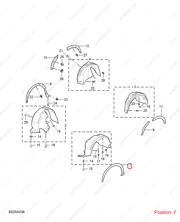 10788796|10788796 | Wheel eyebrow | MG parts | | | MG HS | PartsFinds