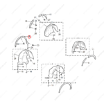 10788797|10788797 | Wheel eyebrow | MG parts | | | MG HS | PartsFinds