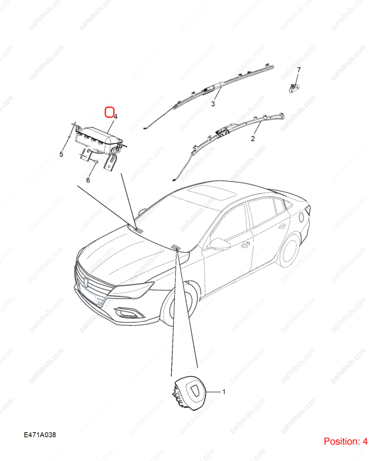 10804369|10804369 | Side airbag | MG parts | | | MG5 | PartsFinds