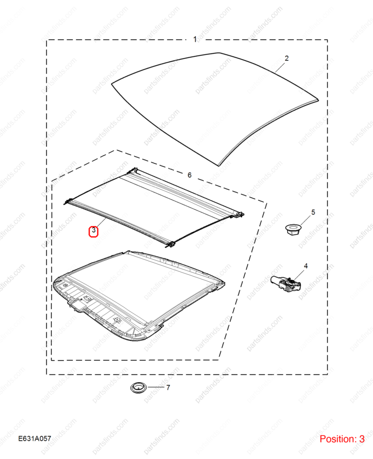 10816004NBC|10816004NBC | Sunroof sunshade | MG parts | | | MG GT | PartsFinds
