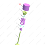 1086001194554|1086001194554 | Valve push rod | GEELY parts | 1106013374-554 | 1106013374554 | Emgrand | PartsFinds