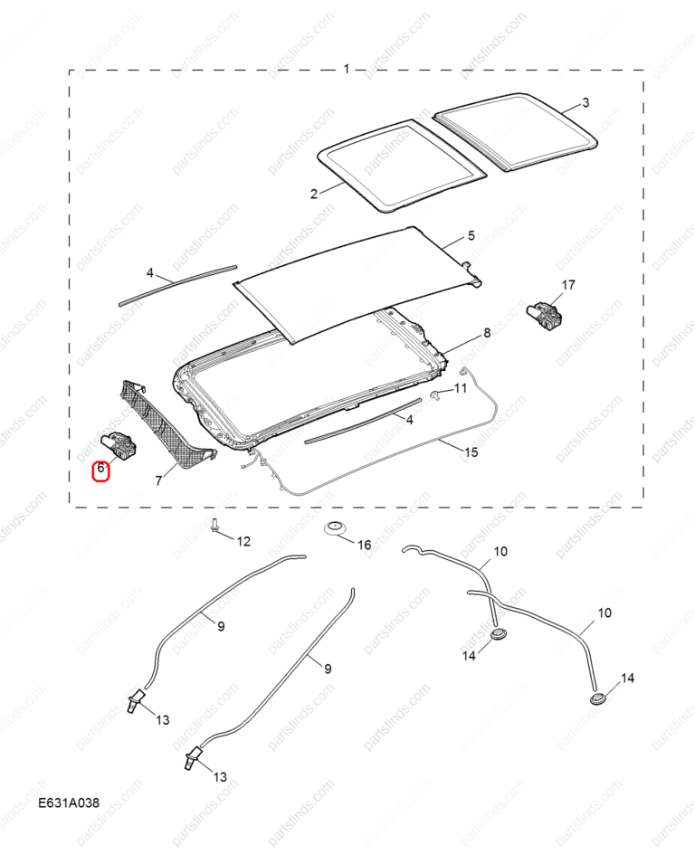 10874888|10874888 | Sunroof motor | MG parts | | | MG HS | PartsFinds