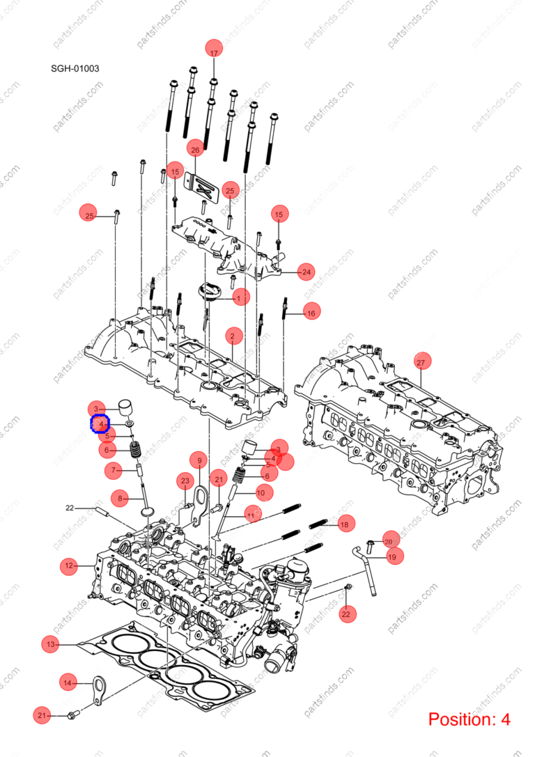 10936678-00|1093667800 | Valve spring seat | BYD parts | 487ZQA-1003104 | 487ZQA1003104 | YANGWANG U8 | YANGWANG U8 PHEV | YANGWANG U8 HYBRID | PartsFinds