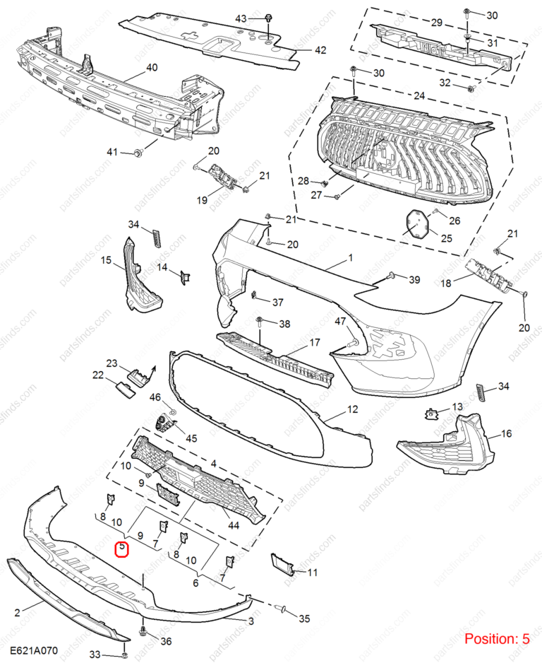 10947227|10947227 | Bumper grille | MG parts | | | MG HS | PartsFinds