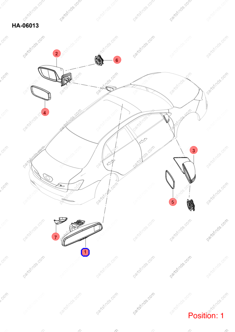 10985843-00|1098584300 | Interior mirror | BYD parts | M6-8201100C-00B0 | M68201100C00B0 | eT3 | PartsFinds