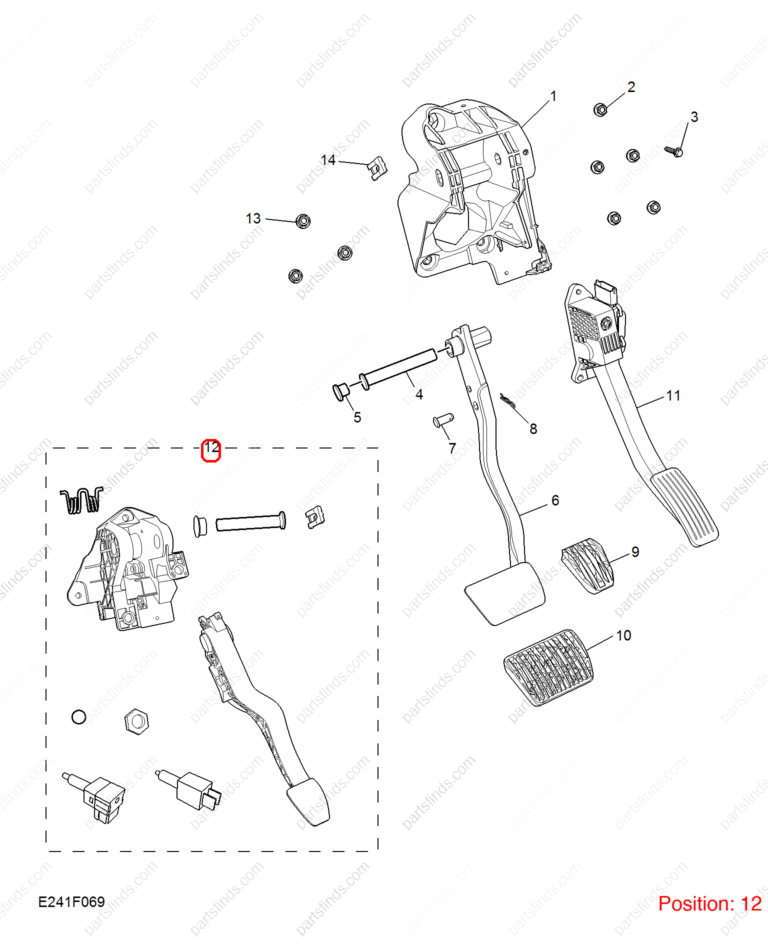 11000243|11000243 | Clutch pedal | MG parts | | | MG5 | PartsFinds